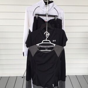 Athletic Works Active Wear Jacket & Pants, both MED, SS T-Shirt, Reebok Sweatshi